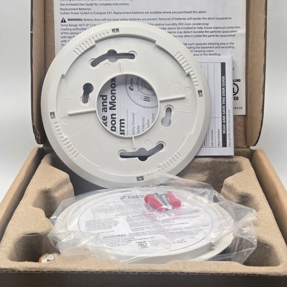 Kidde KN-COSM-BA Battery Operated Combination Smoke and Carbon Monoxide Alarm